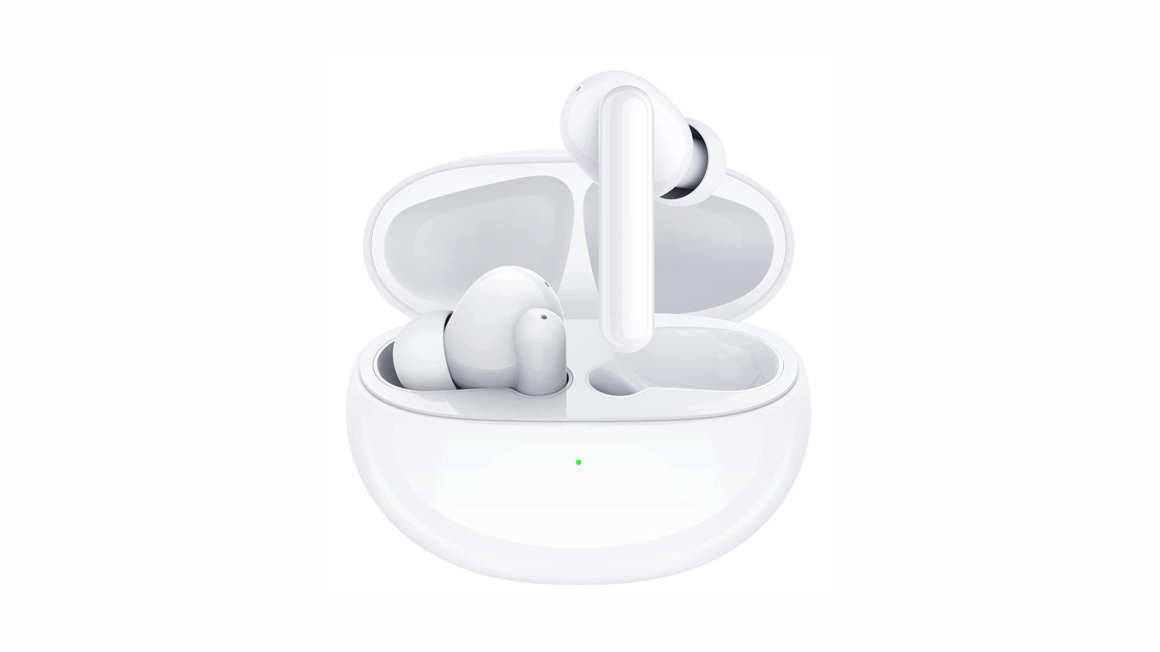 Image showing TCL MOVEAUDIO S600 earbuds in an open case, on a white background