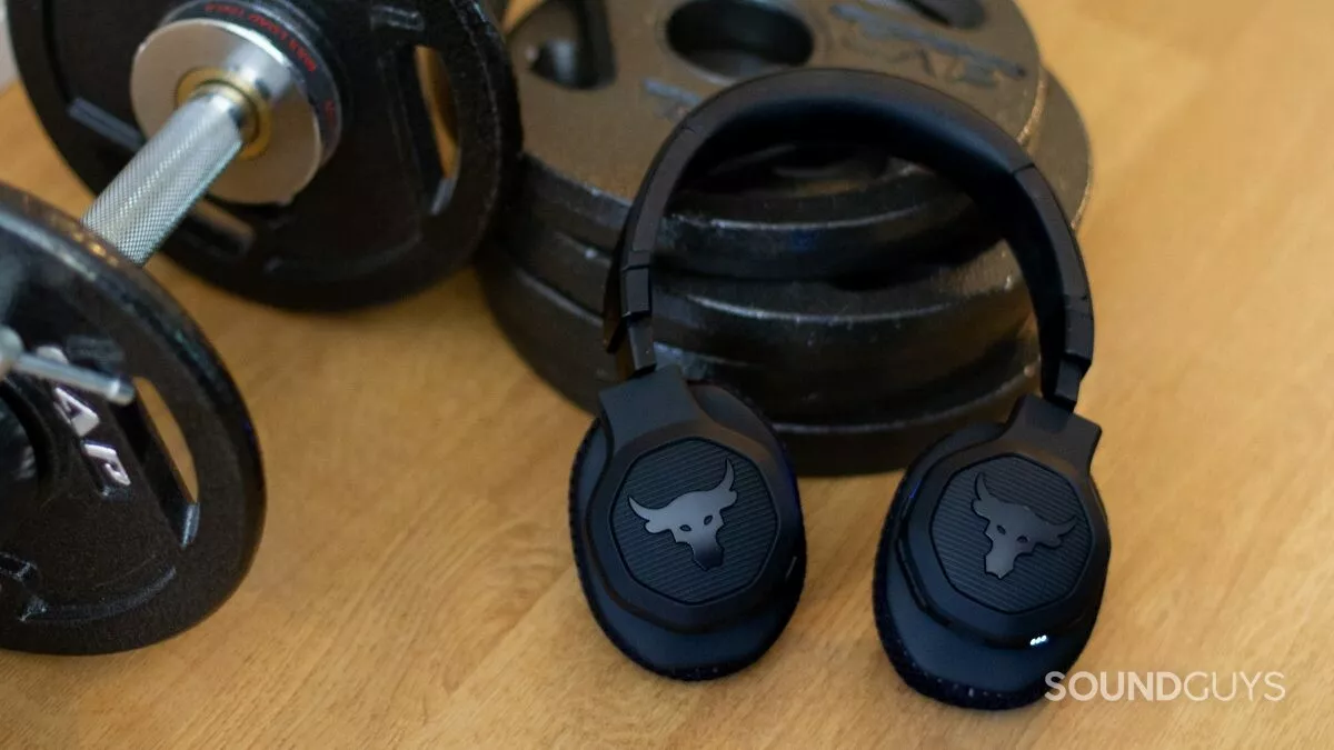 Under Armour Project Rock Over Ear Training Headphones Black Eshtir Global Site
