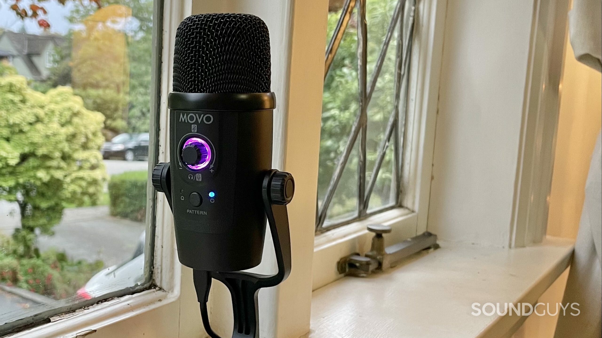 MovoUM300+windowsill Movo UM300 sitting on a windowsill.