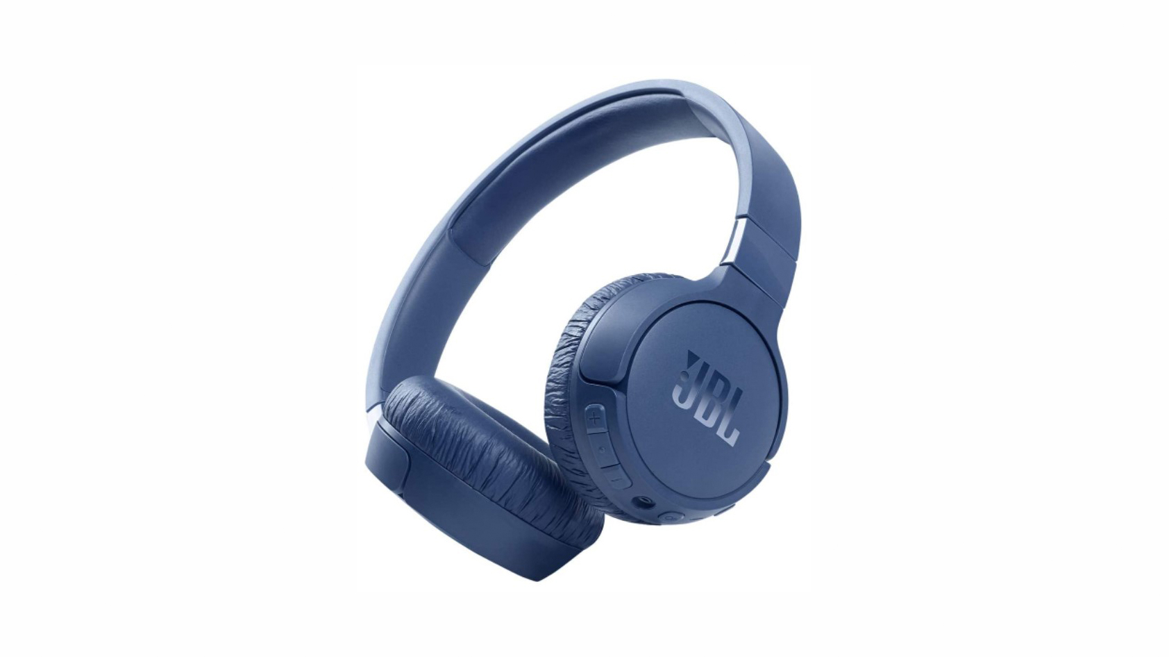 On a white background the JBL Tune 660NC in navy.