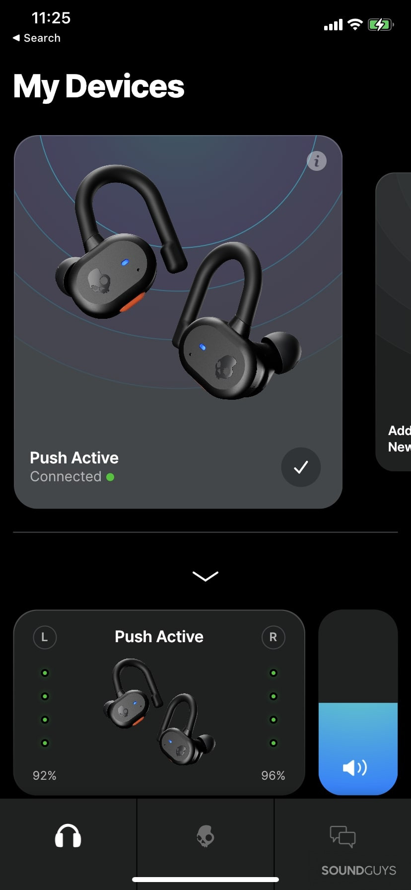 Skullcandy Push Active app