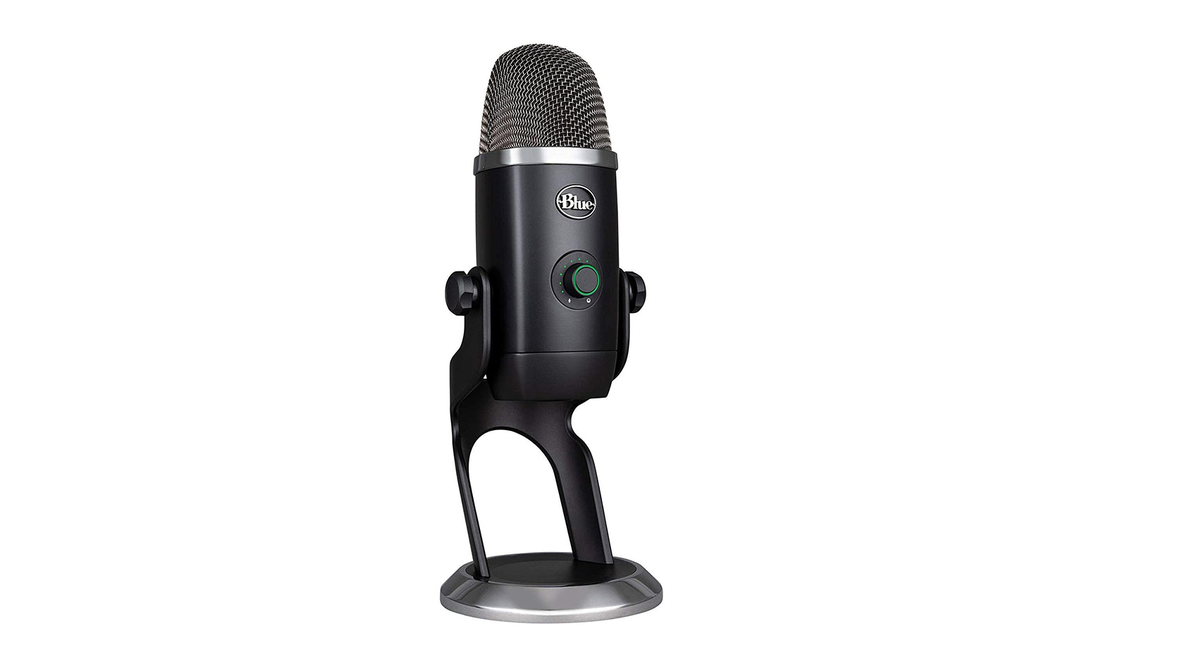 The Blue Yeti X USB microphone against a white background.