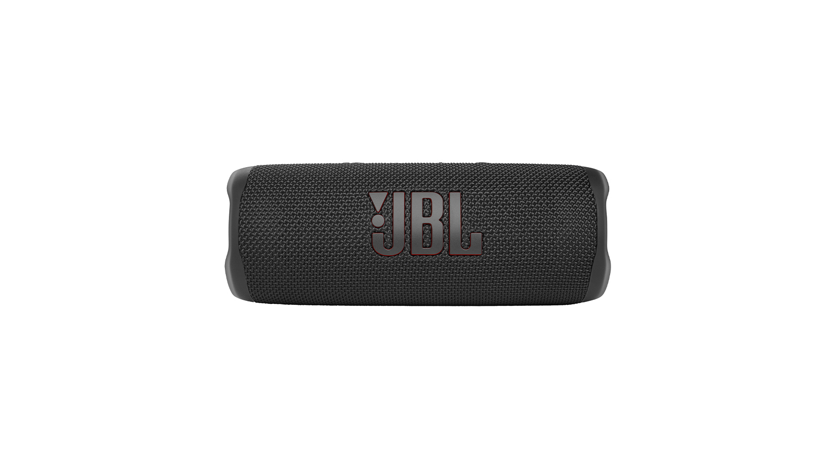 The JBL Flip 6 Bluetooth speaker in black against a white background.