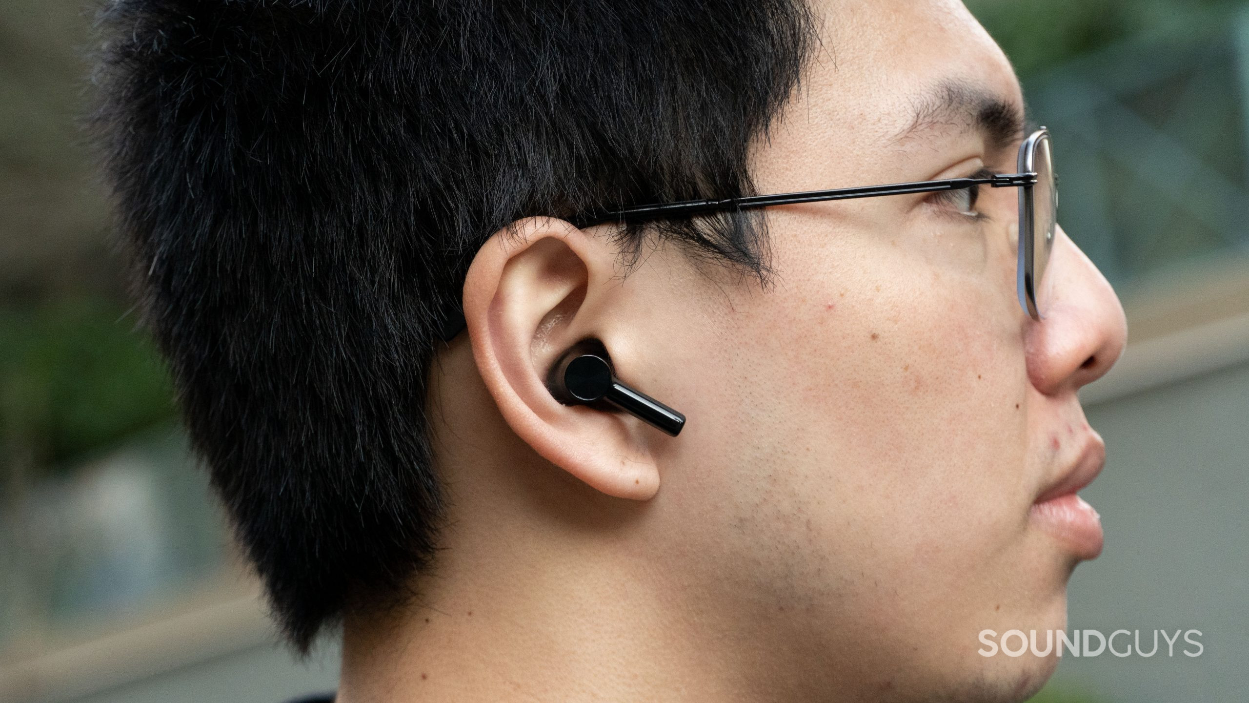 OnePlus Buds Z2 in ear outside