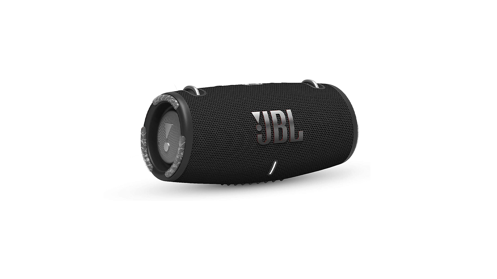 jbl xtreme 3 product image The JBL Xtreme 3 in black against a white background.