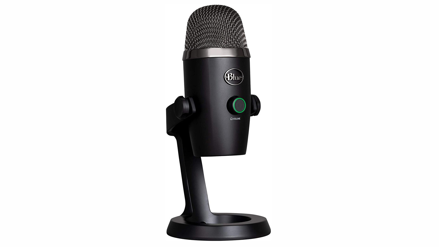 The Blue Yeti Nano USB microphone against a white background.