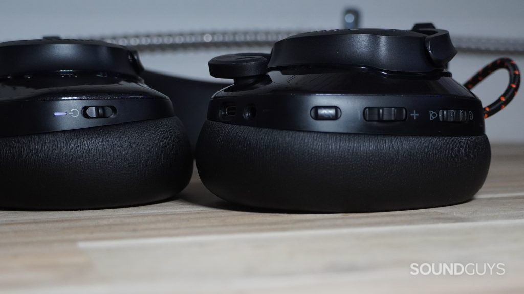 Photo of the controls featured on the JBL Quantum 600