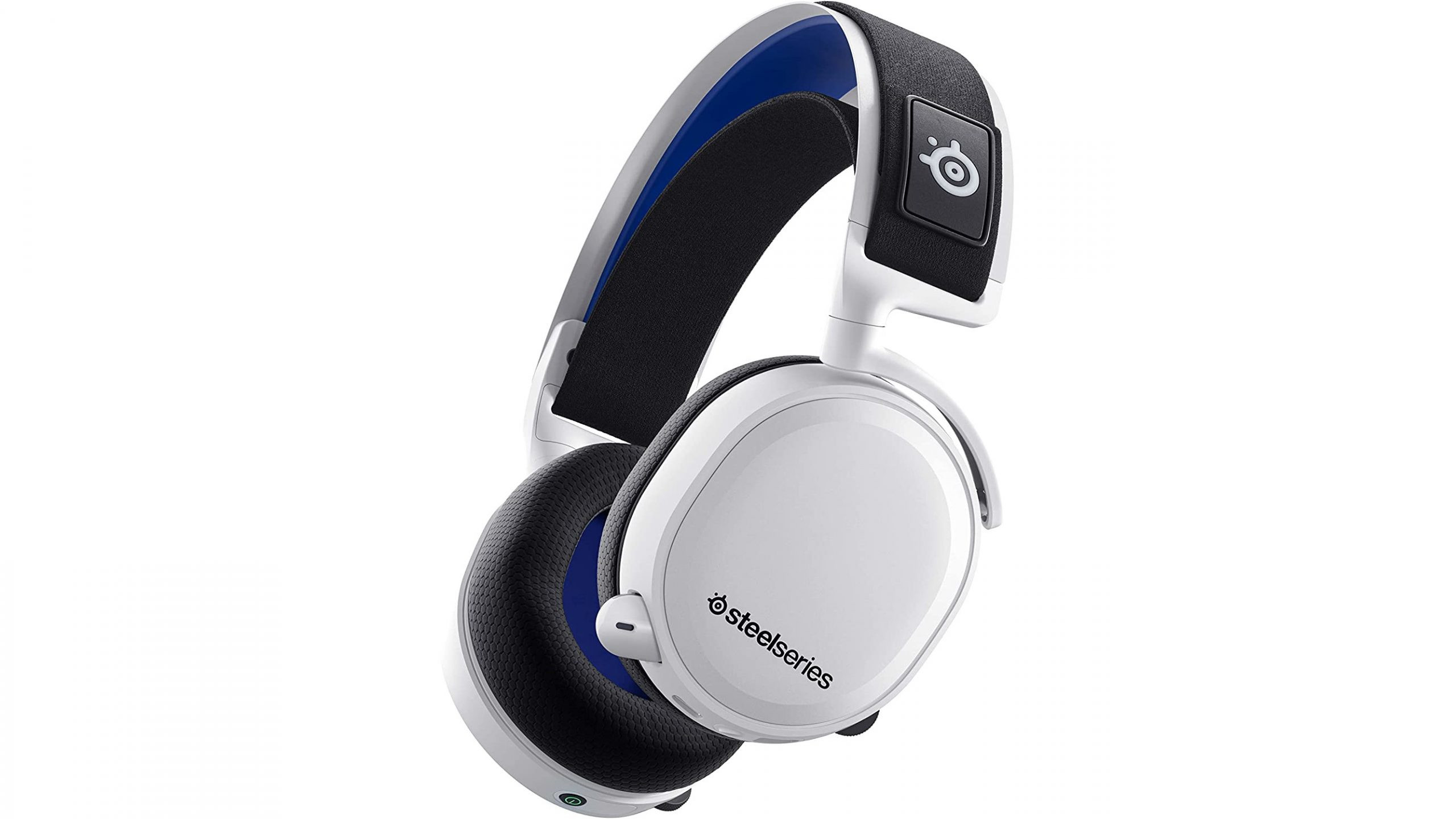 The SteelSeries Arctis 7P+ Wireless headset on a white background