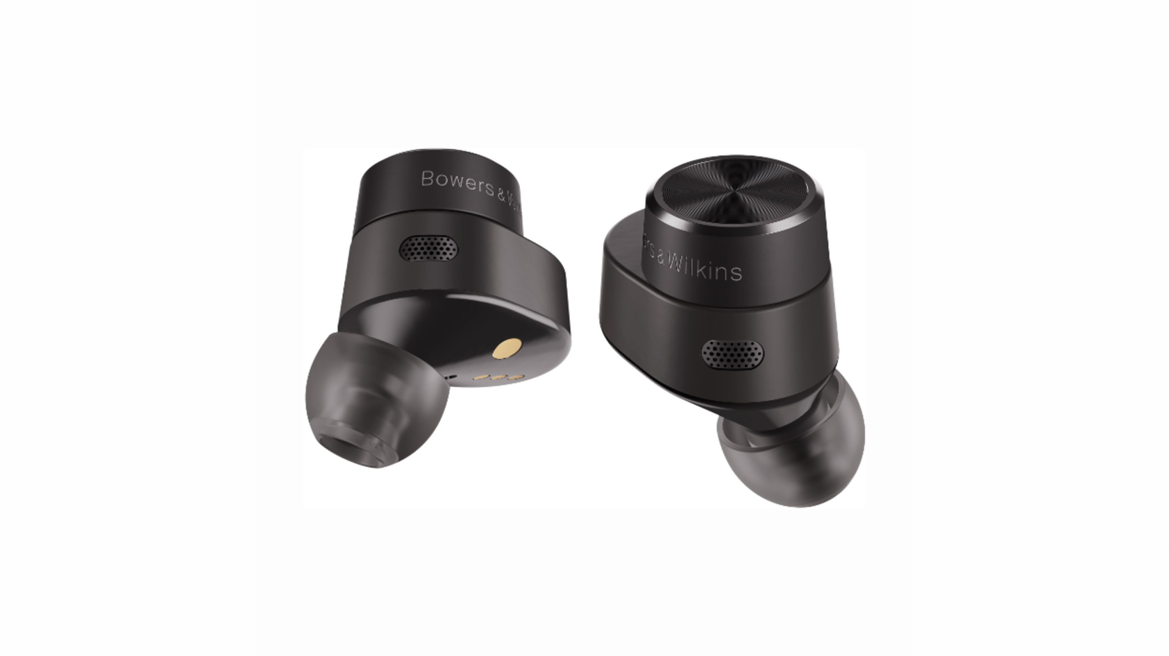 Bowers and Wilkins PI5 earbuds on a white background