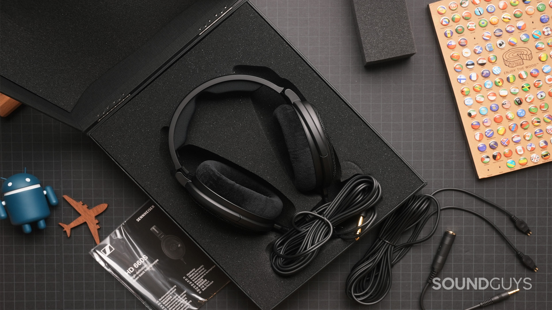The Sennheiser HD660S shown in included case with accessories.