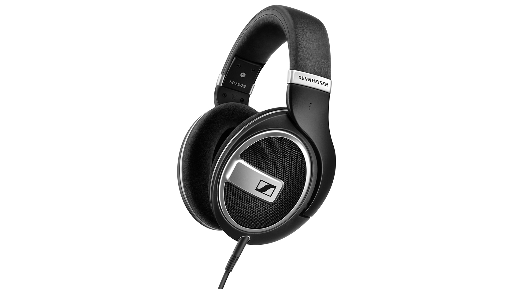 The Sennheiser HD 599 SE in black/silver against a white background.