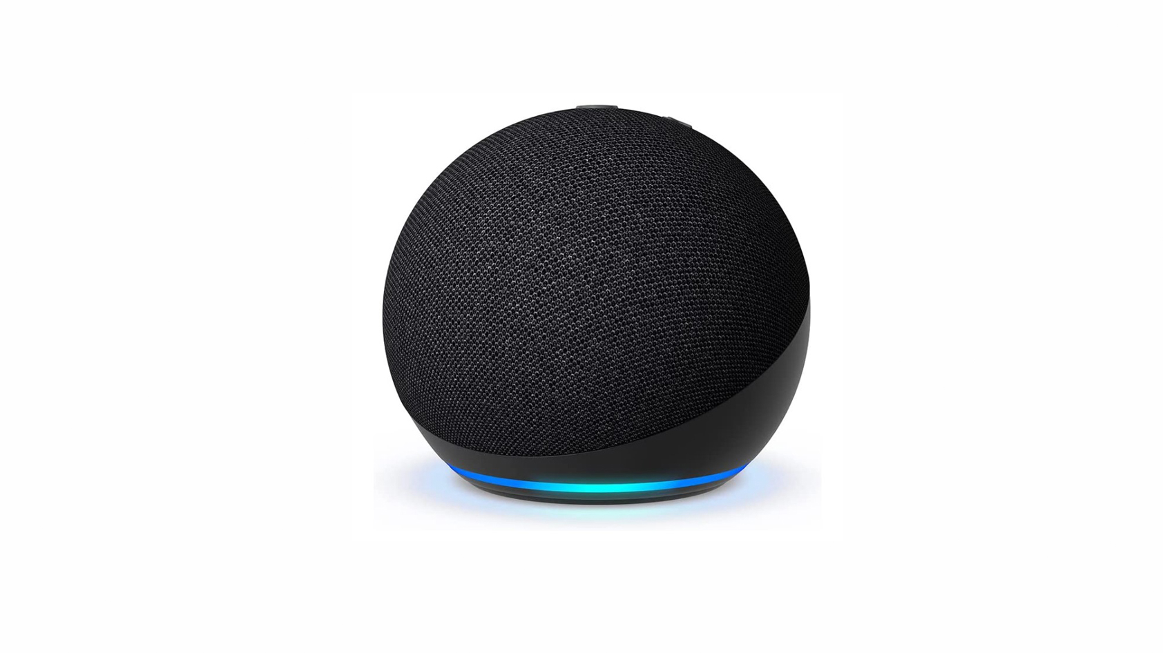 Product image of a Amazon Echo Dot 5th gen on a white background