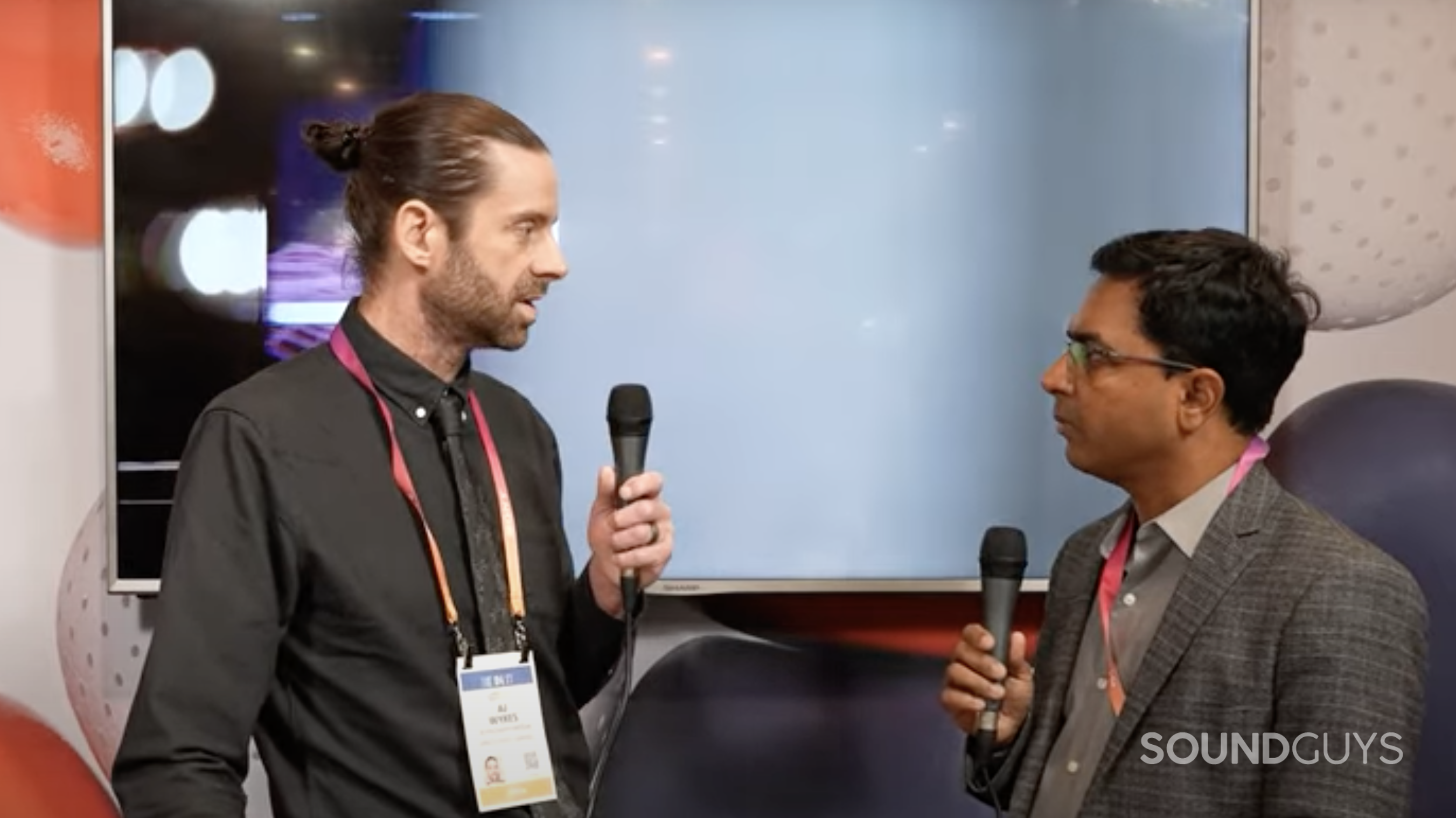 AJ intervieing Sankar from Audeze