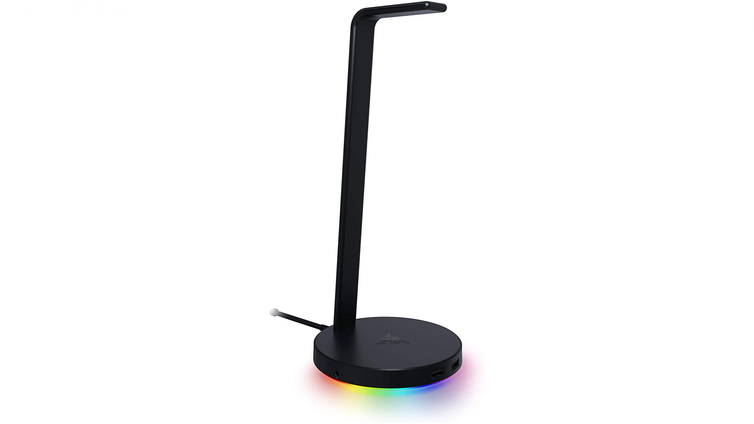 Product image of a Razer Base Station V2 Chroma Gaming Headset Stand on a white background