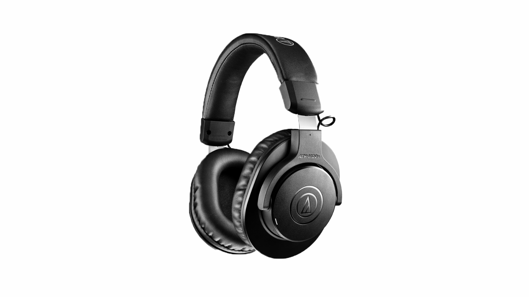 Audio-technica-ath-m20xbt-product-shot The Audio-Technica ATH-M20XBT in black against a white background.