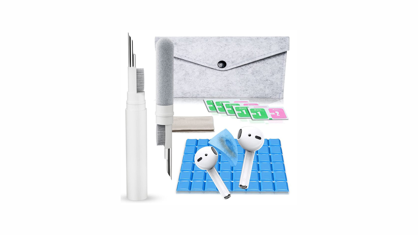 a product shot of an airpods cleaner kit.