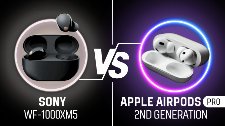 Sony WF-1000XM5 vs Apple AirPods Pro (2nd generation)