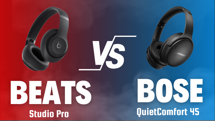 Beats Studio Pro vs Bose QuietComfort 45
