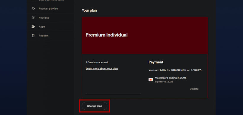 comment arreter son compte spotify premium