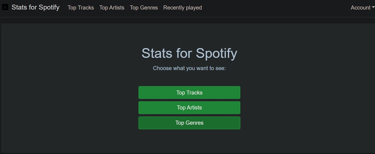 Stats for Spotify: como descobrir suas músicas mais escutadas