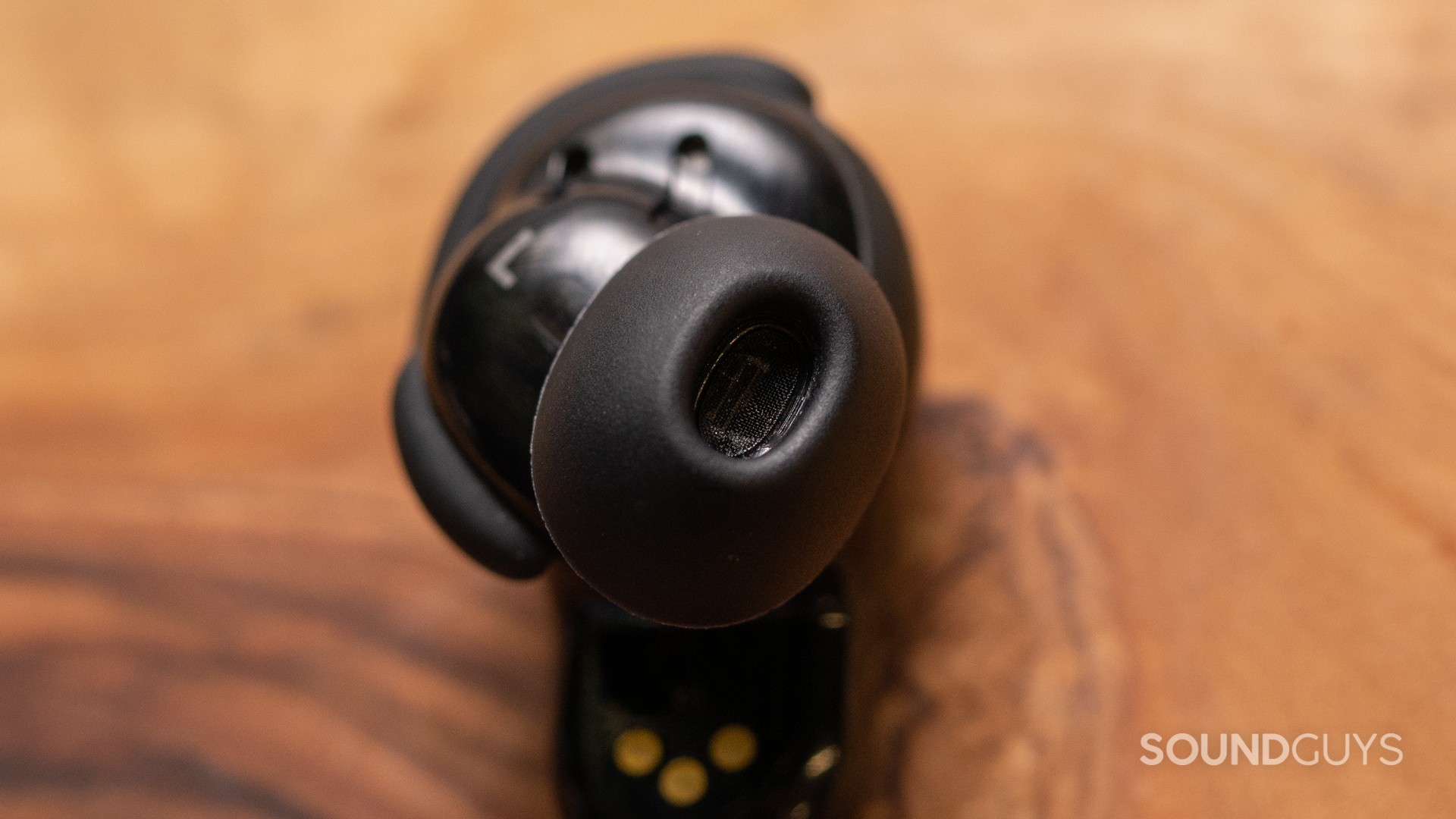 The ovoid nozzle of the Bose QuietComfort Ultra Earphones.
