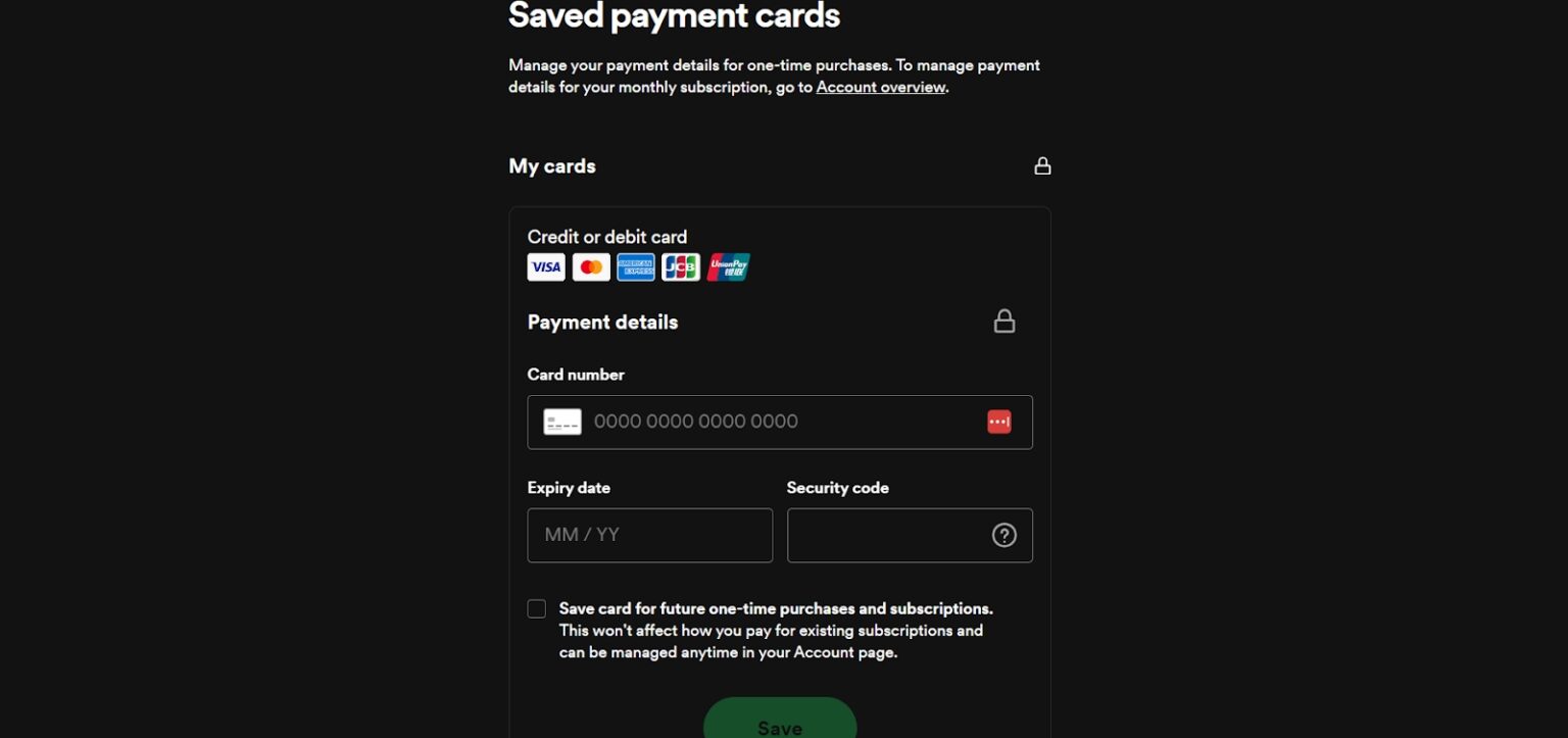 How to change the spotify payment method soundguys