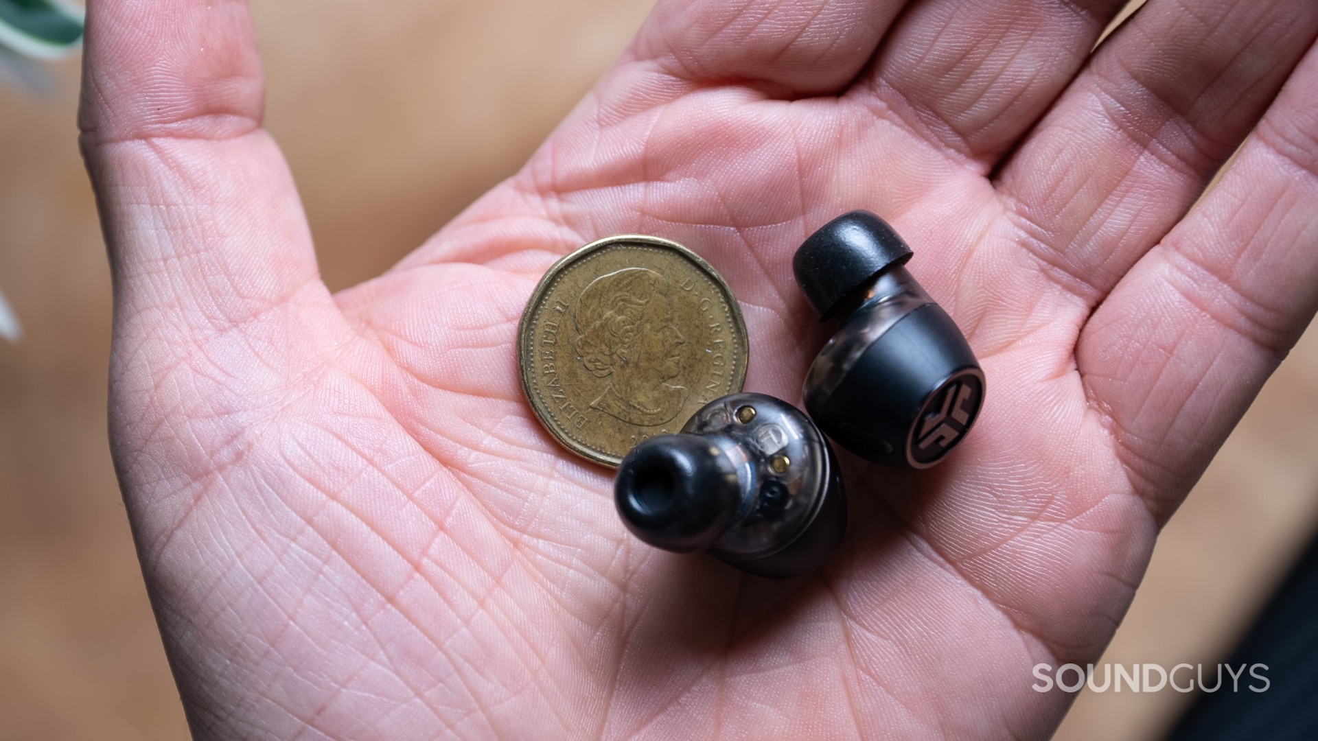 The JLab Epic Lab Edition is fairly large as earbuds go, but still small enough for most ears.