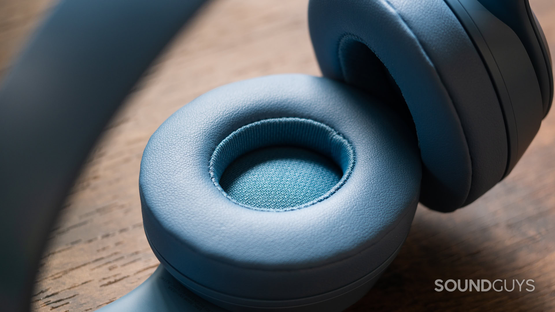 A photo of the Beats Solo 4's ear pads.