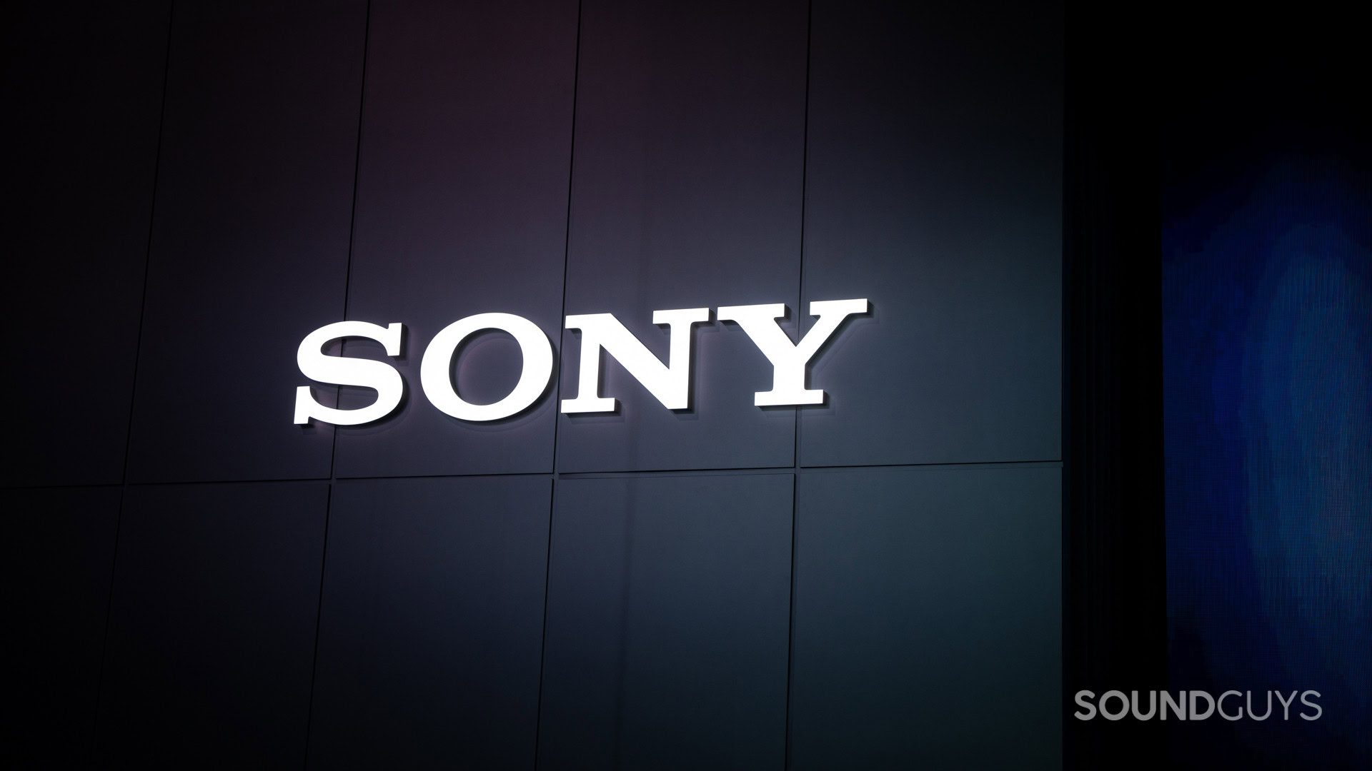 Sony logo at CES 2025 - Stock photo4
