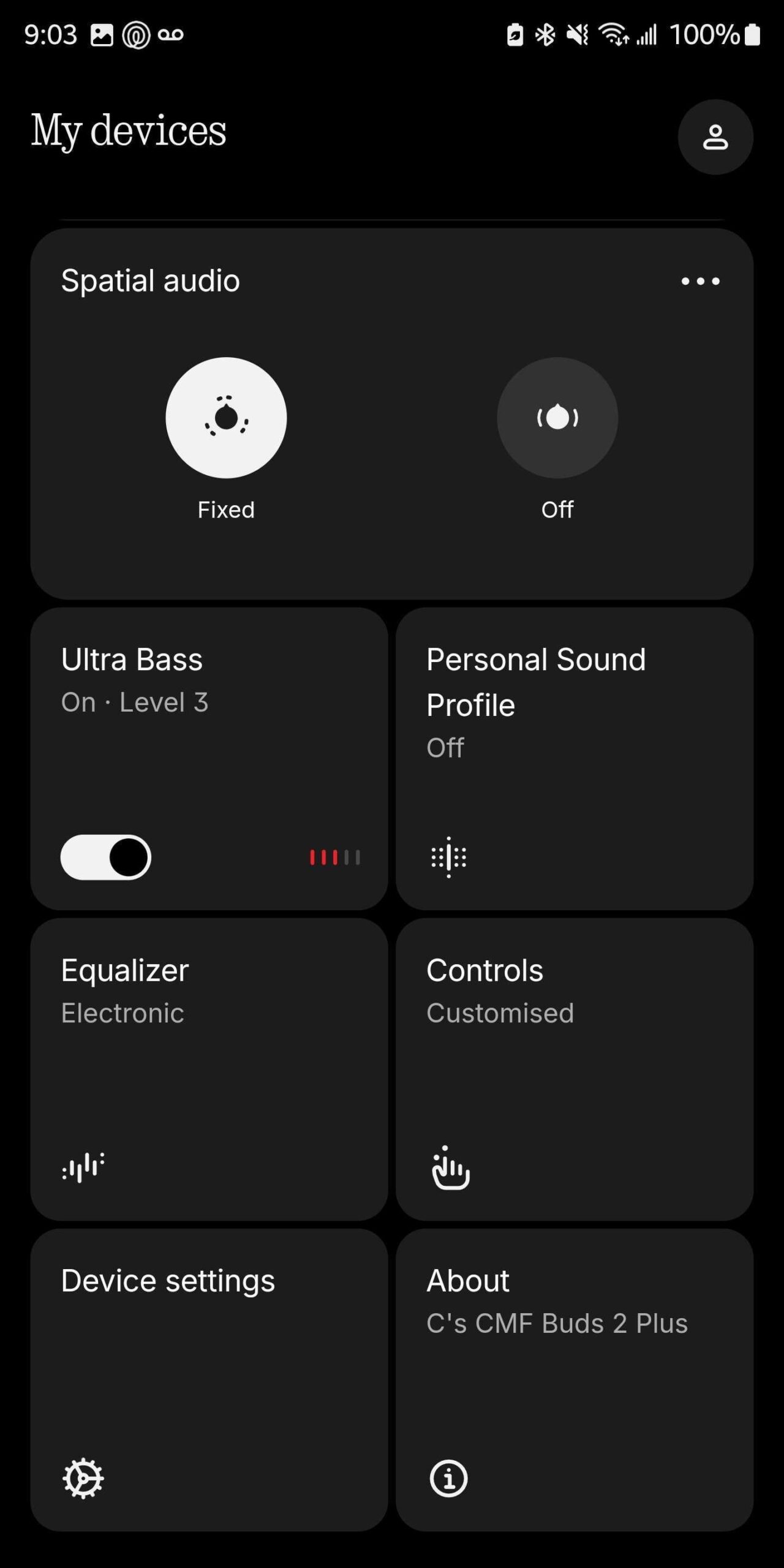 cmf buds 2 plus nothing x app features