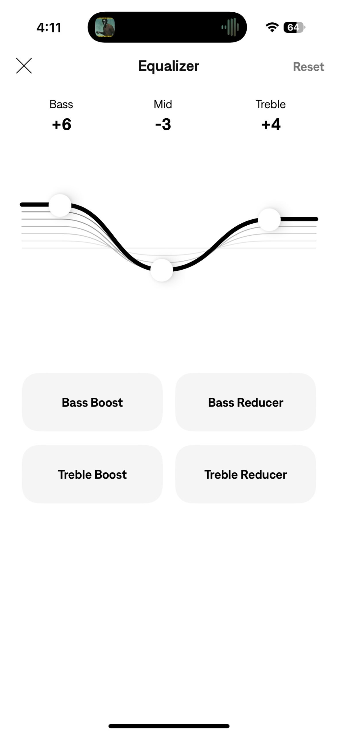 Bose SoundLink Plus app EQ