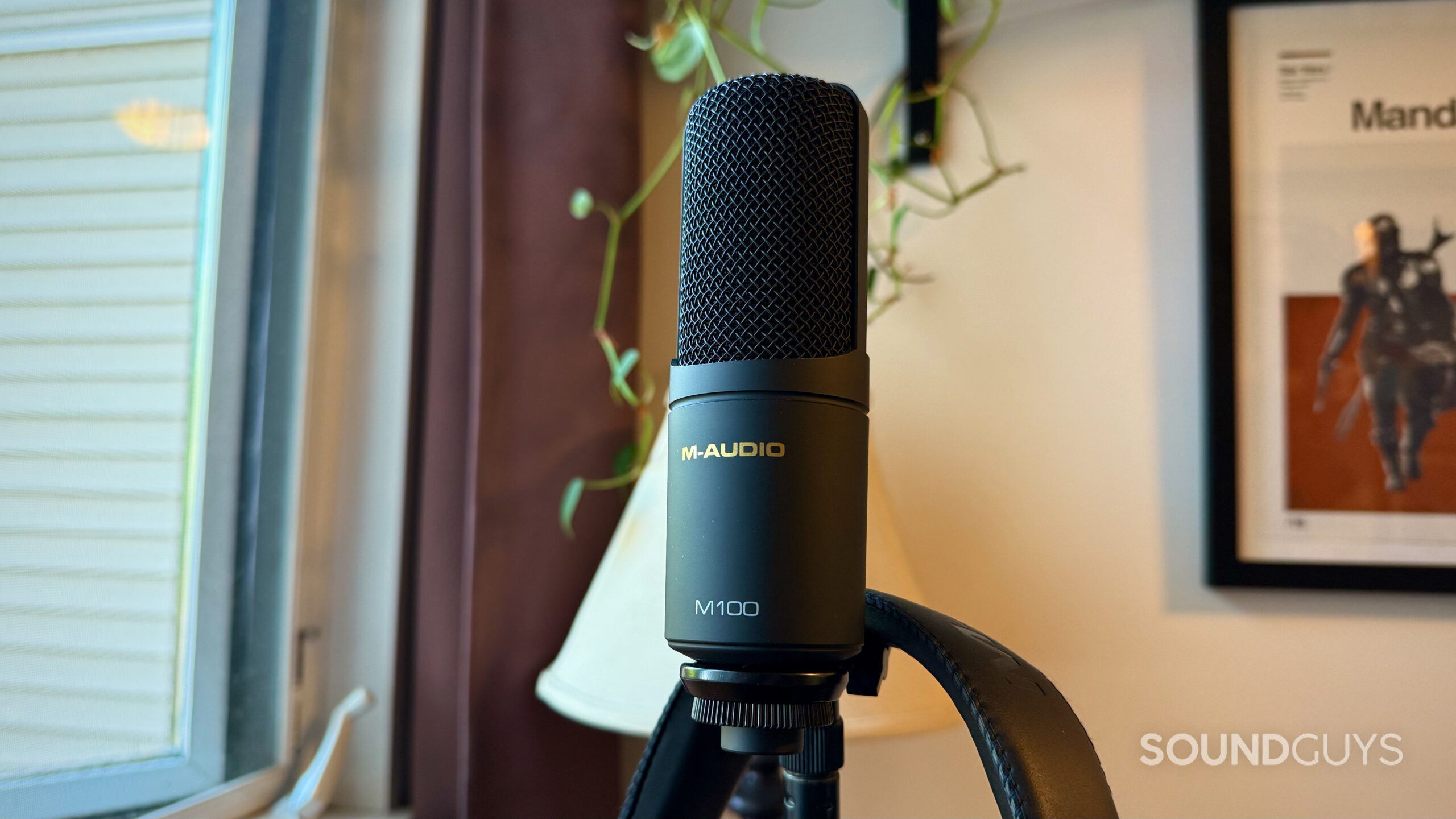 MAUDIO V.2 - 4 M-AUDIO M100 mic on a stand.