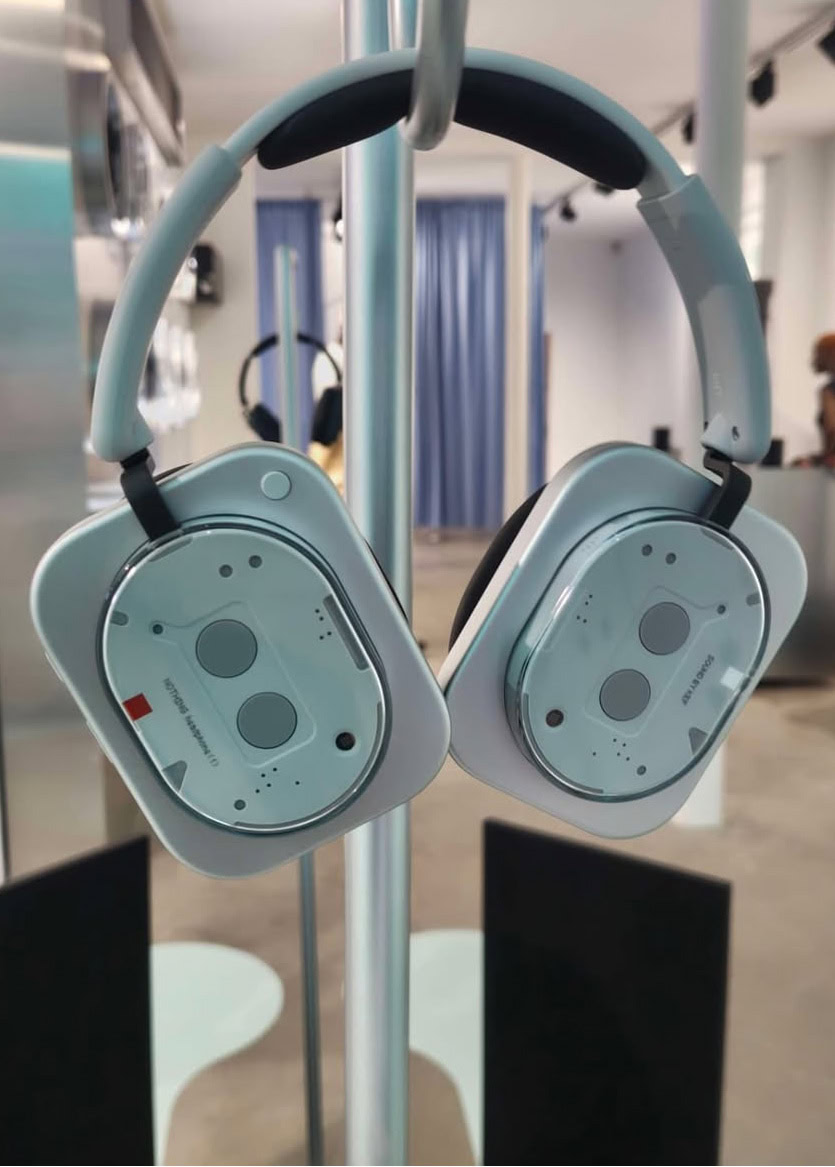 Nothing headphone (1) leaked image in white hanging.