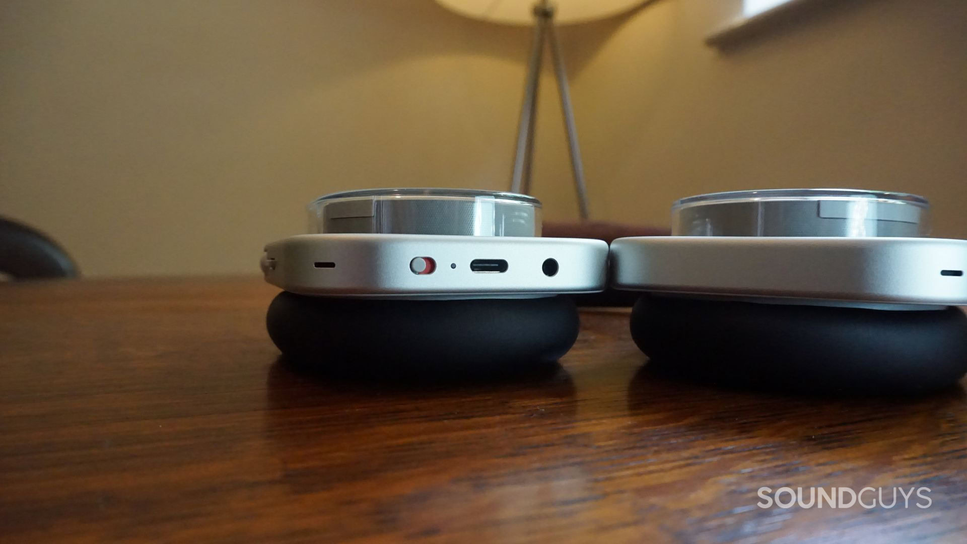 A photograph of the Nothing Headphone (1) ports.
