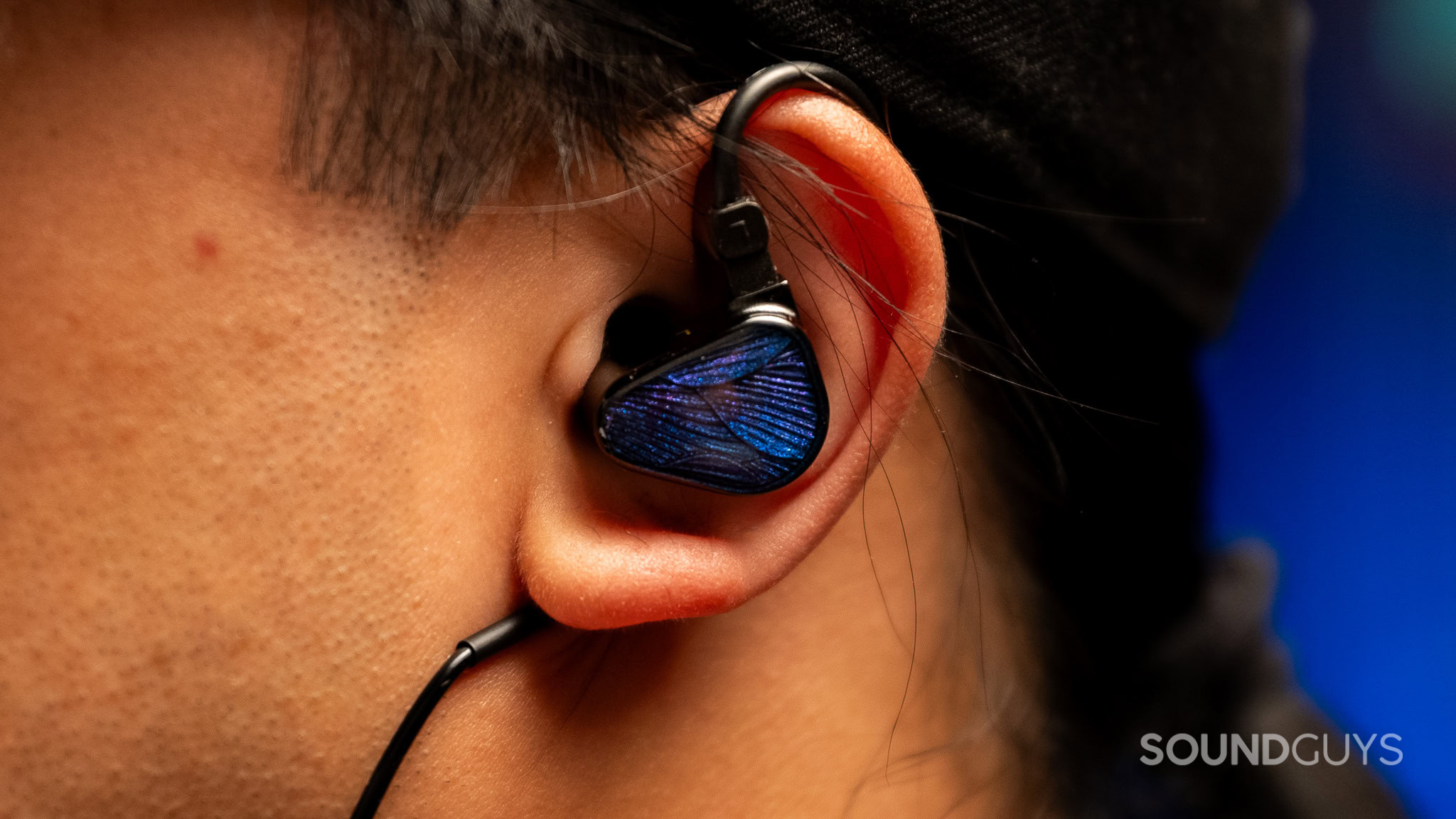 Truthear Zero Blue 2 Close up in ear Truthear x Crinacle Zero: Blue 2 Close up in ear