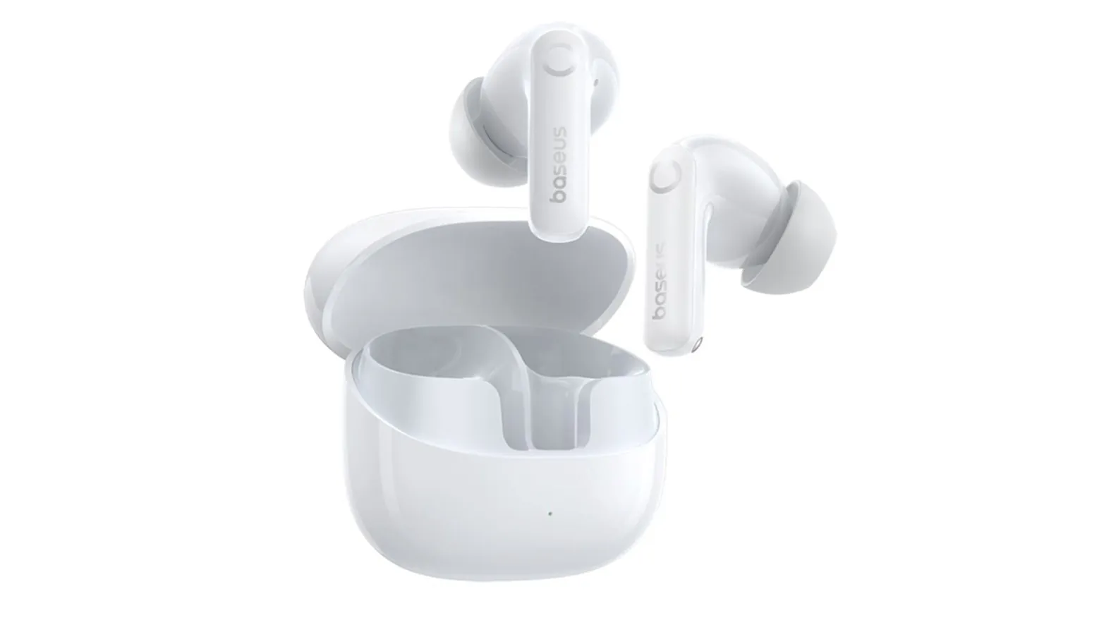 Baseus-Bass-BP1-Pro-Earbuds-Press-Image Baseus Bass BP1 Pro earbuds in white