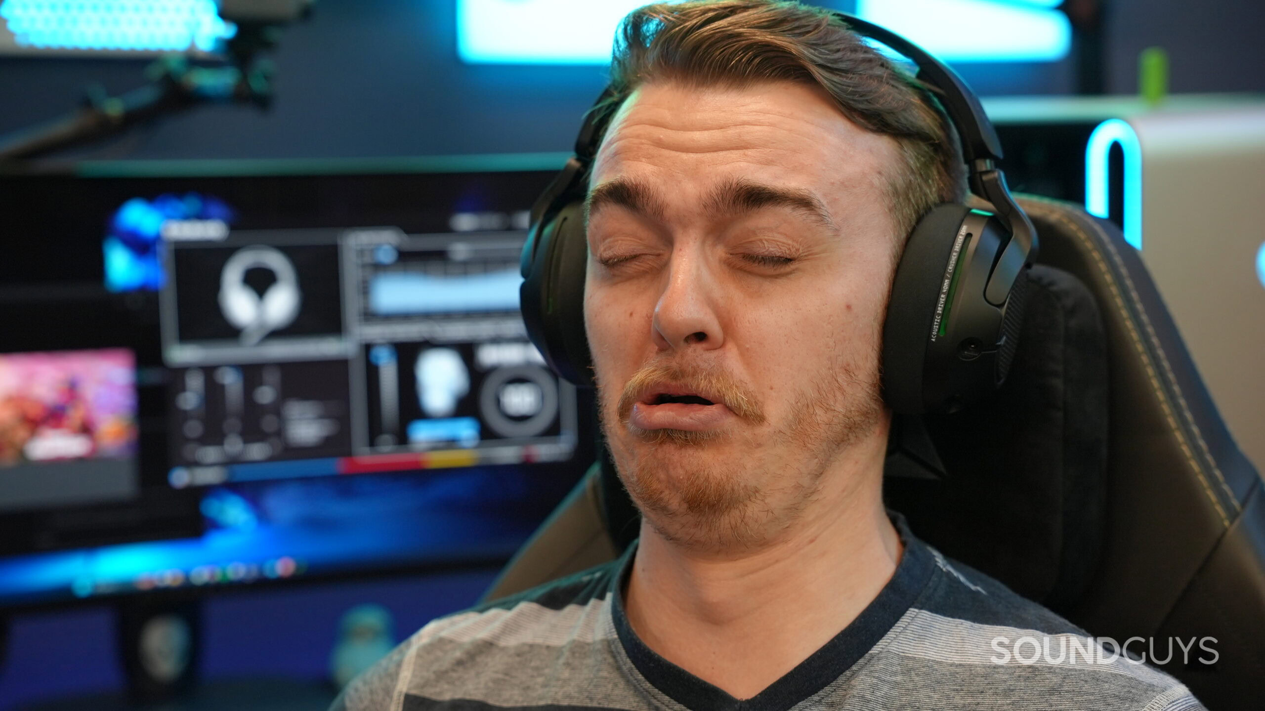adam making a crusher face