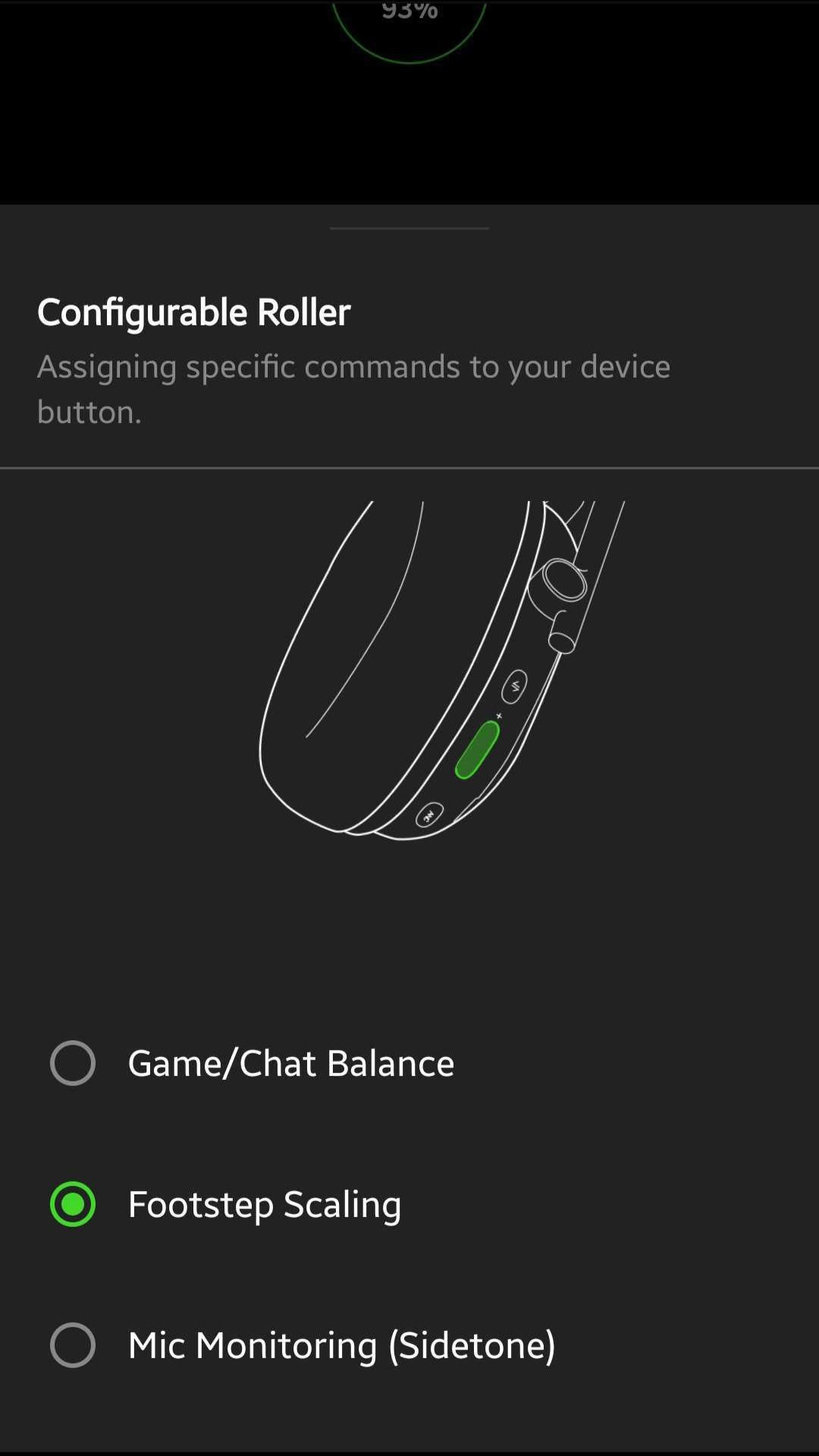 razer audio app configurable roller