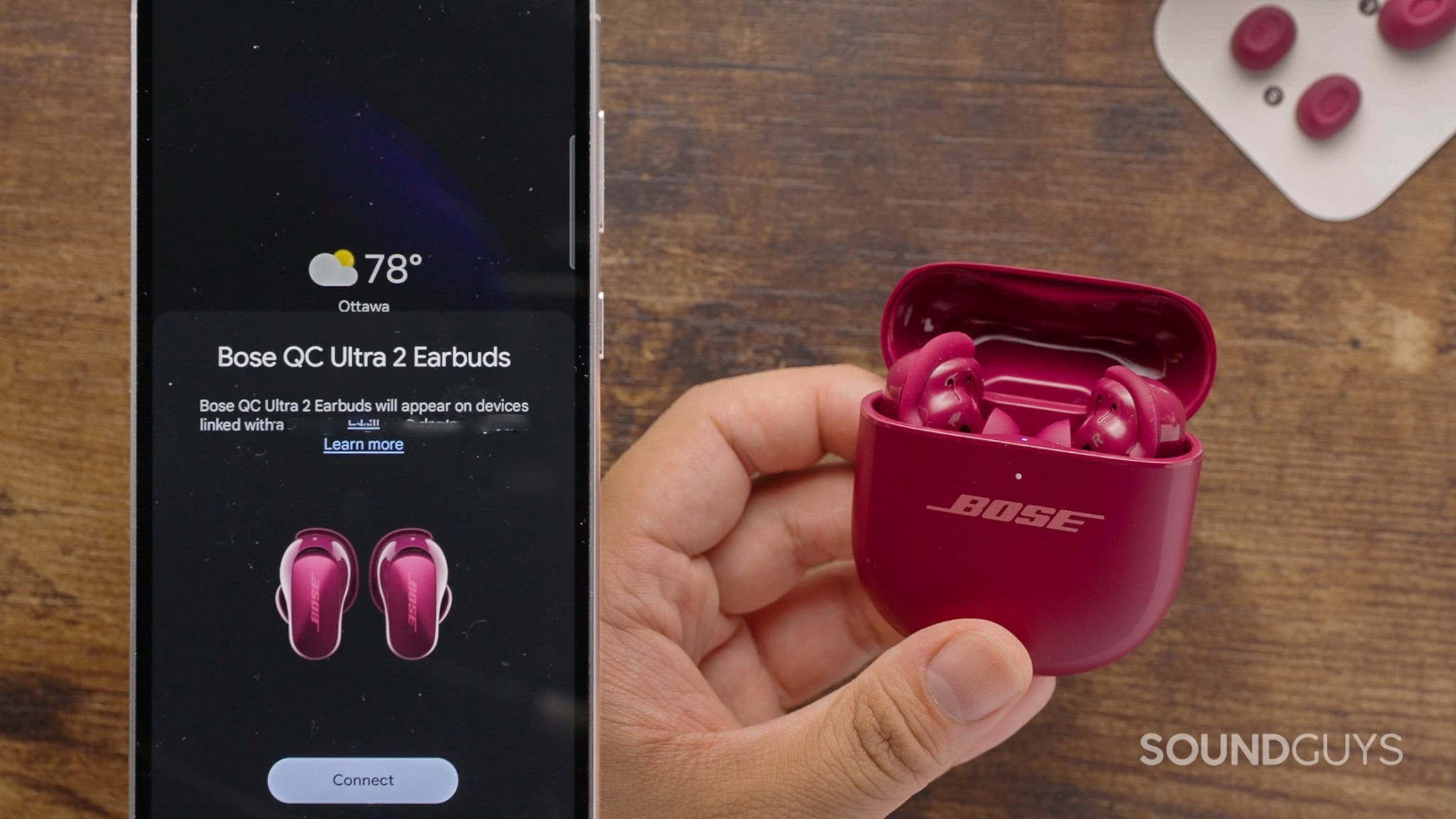 Bose QuietComfort Ultra (gen 2) pairing with a phone