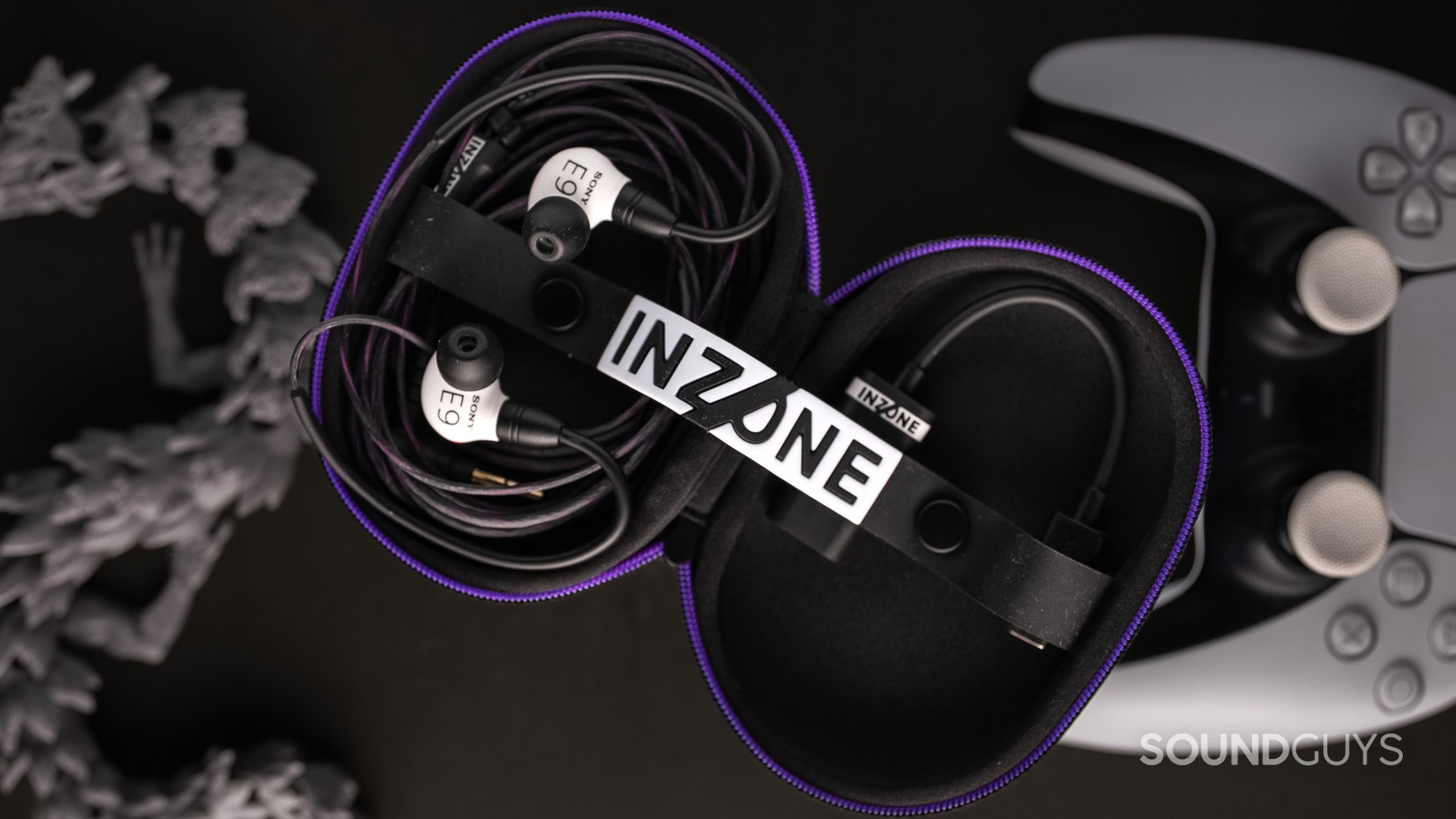 Inzone E9 inside case Inzone E9 inside case