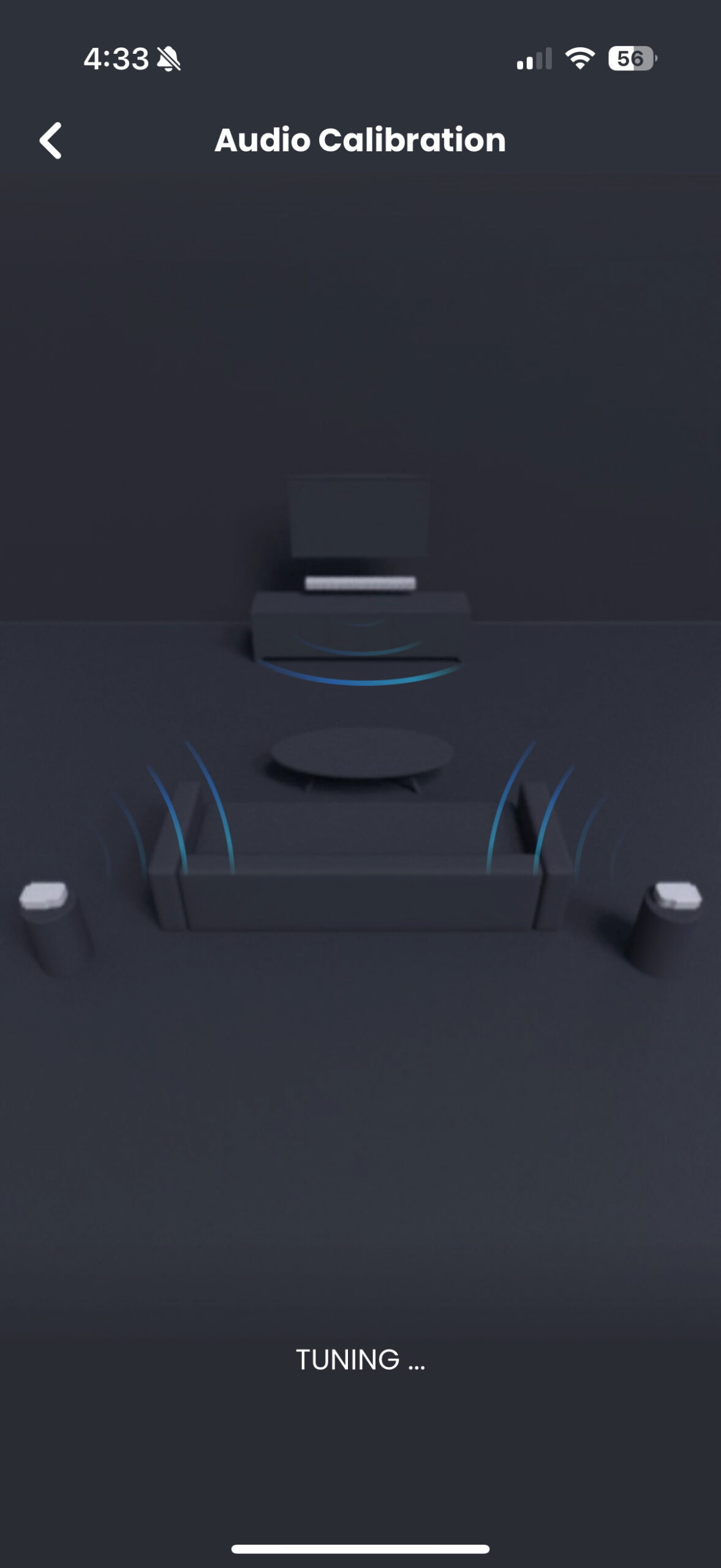 Screenshot of the JBL One app while connected to the JBL Bar 1000MK2.