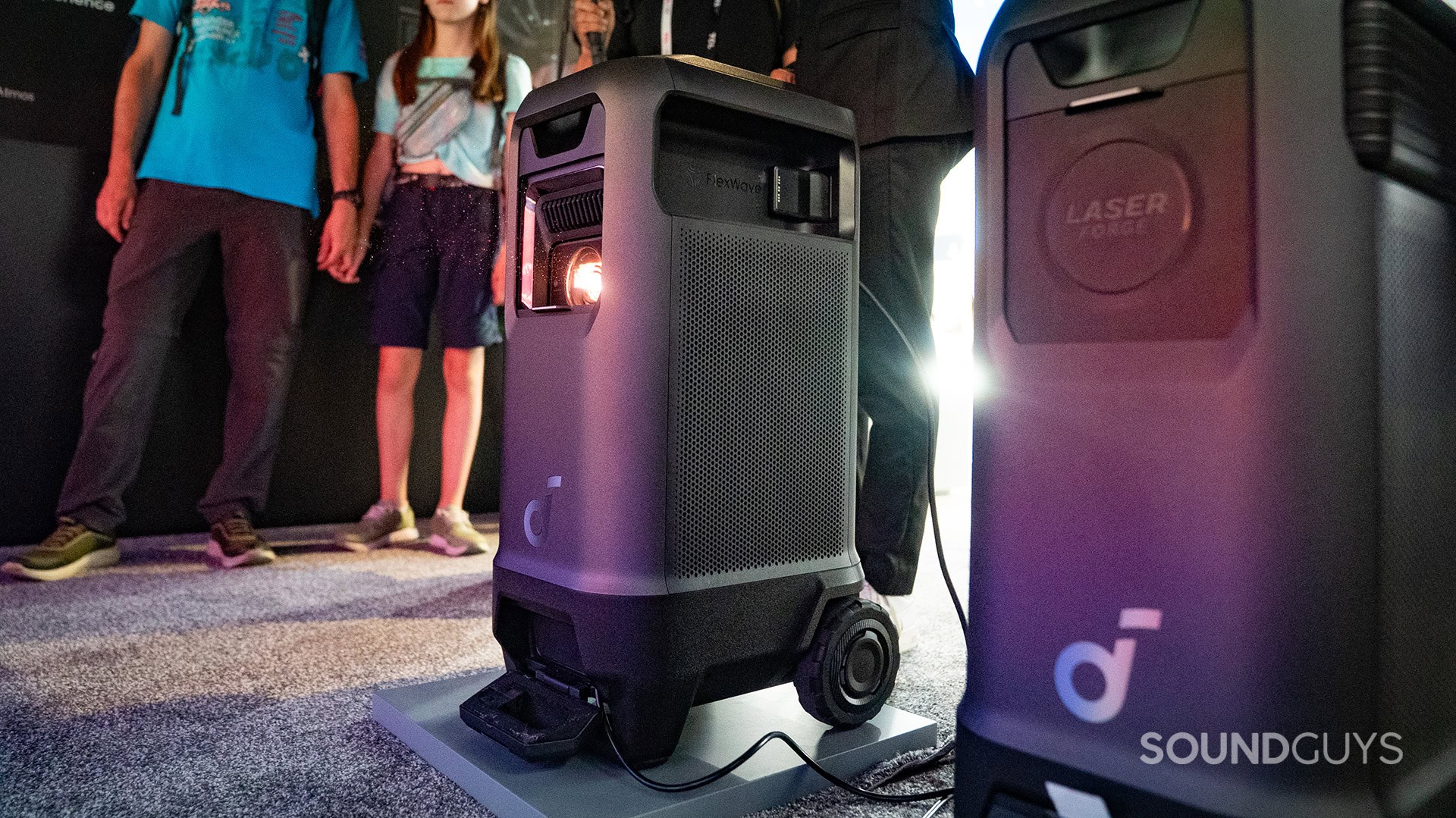 Front of Anker Soundcore Nebula X1 Pro projector