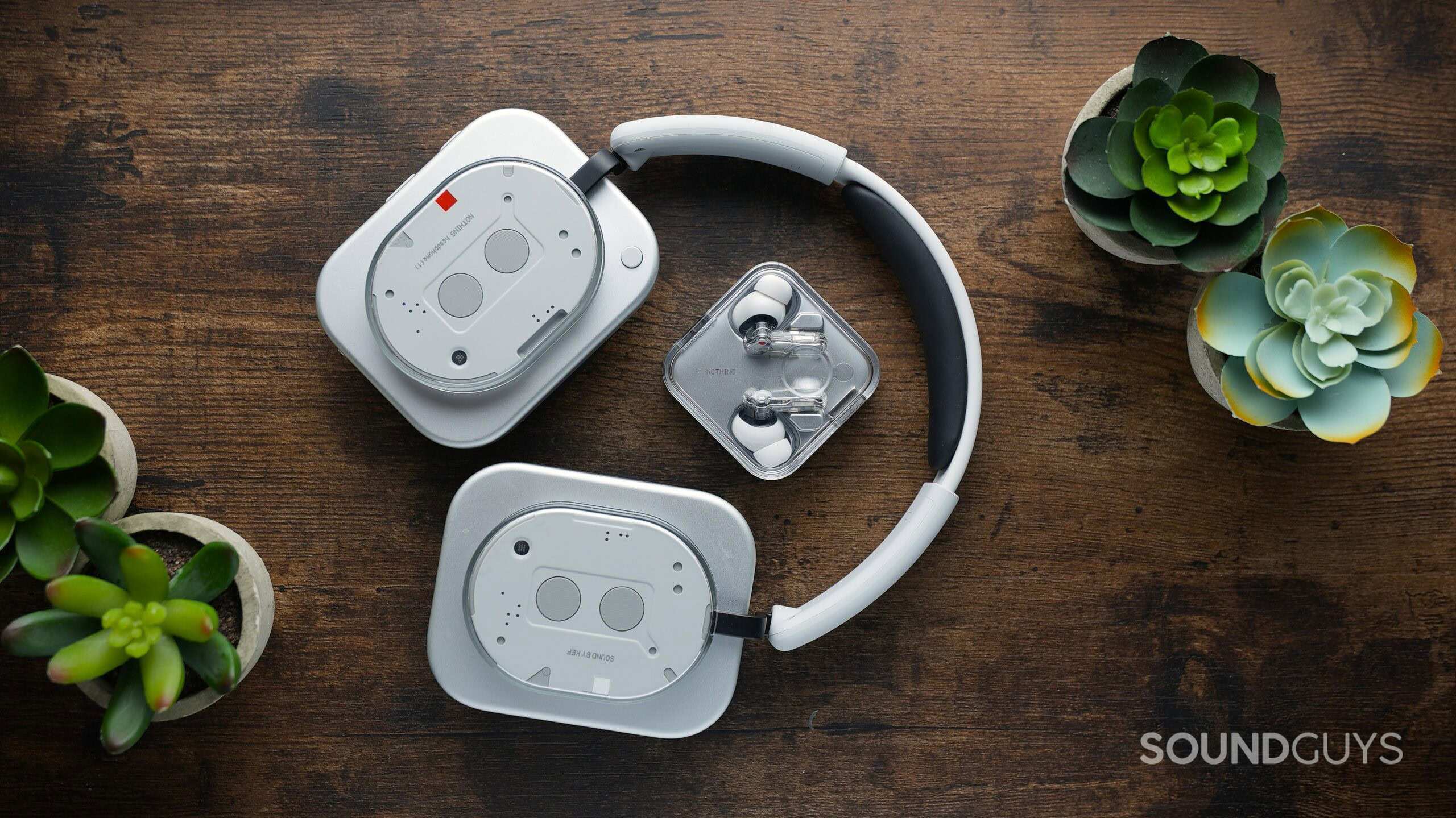 Nothing headphone (1) with ear (3)