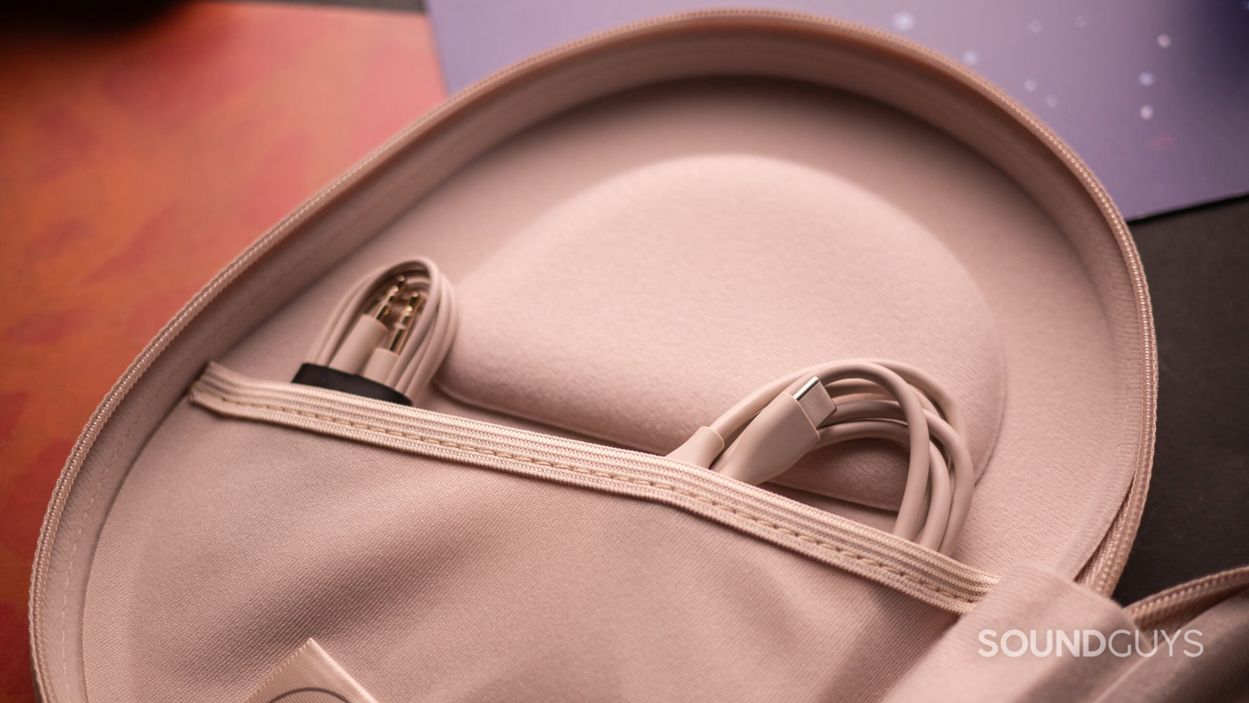 A close-up photo of the Bose QuietComfort Ultra (2nd Gen.)'s case.