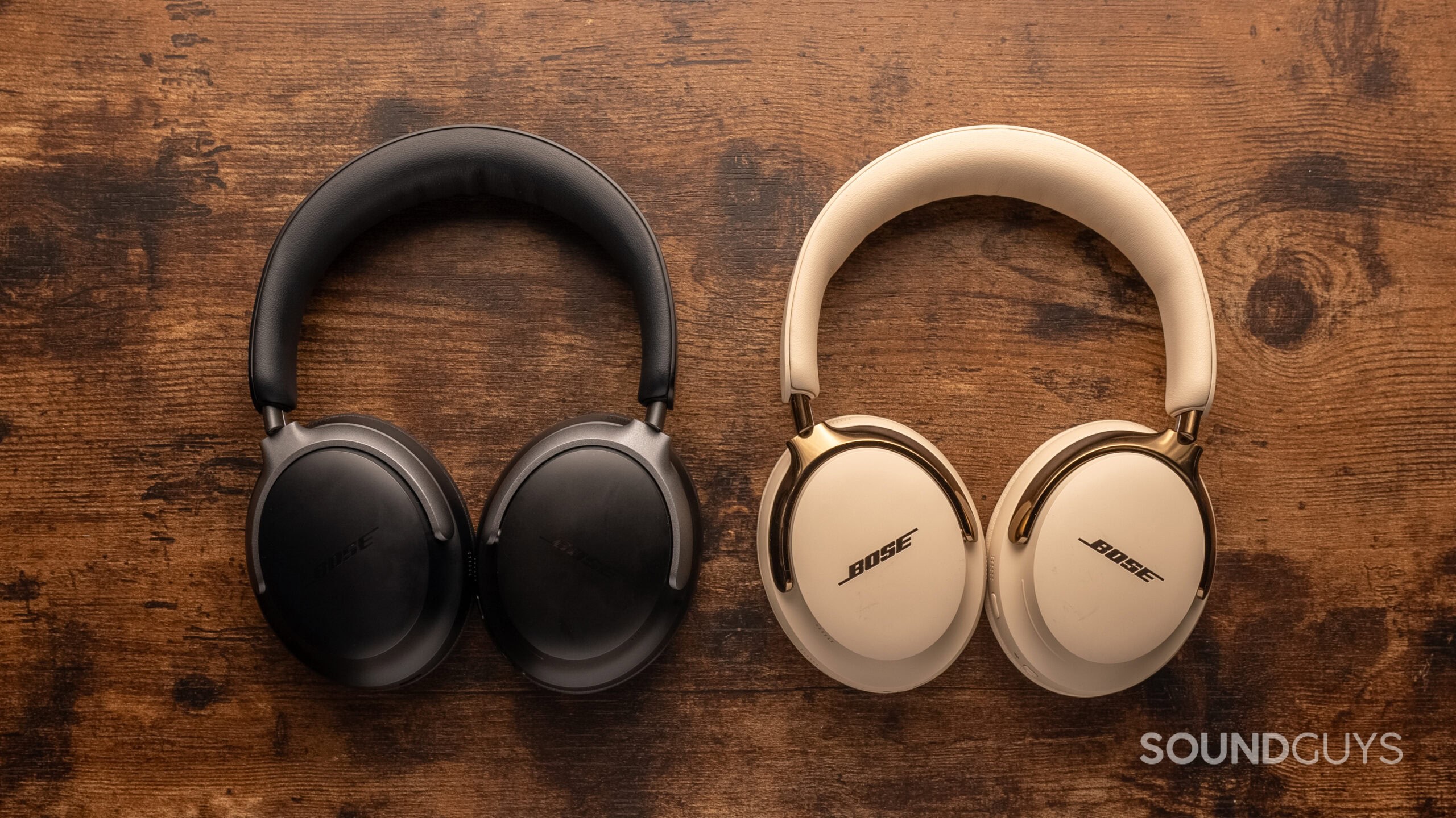 The older Bose QuietComfort Ultra next to the new Bose QuietComfort Ultra (2nd Gen.).