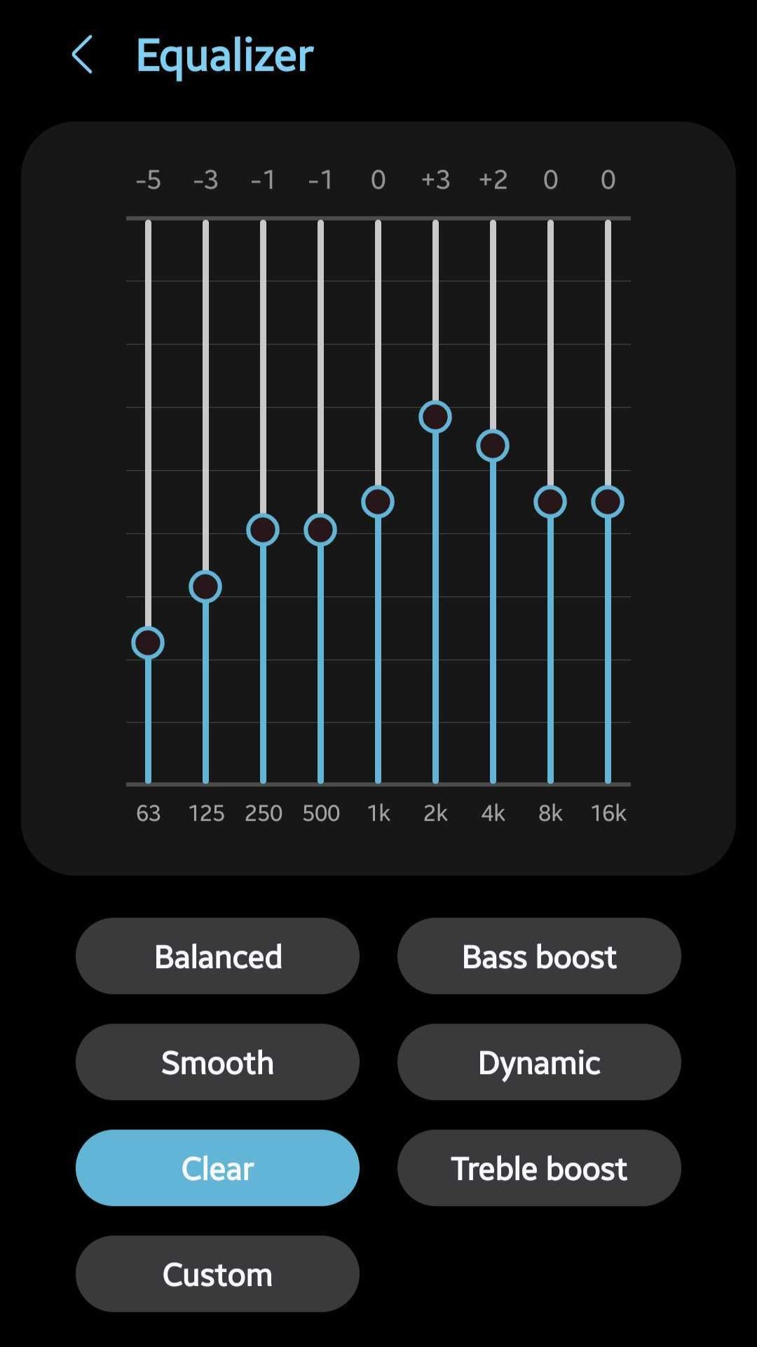 samsung galaxy buds 3 fe app homepage EQ