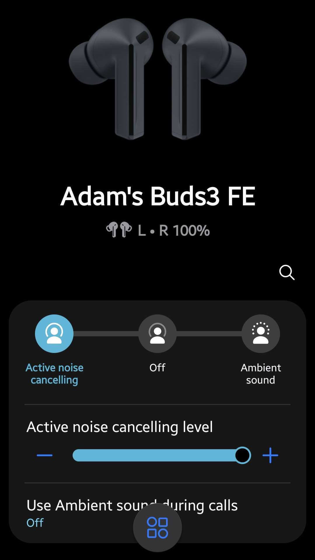 samsung galaxy buds 3 fe app homepage