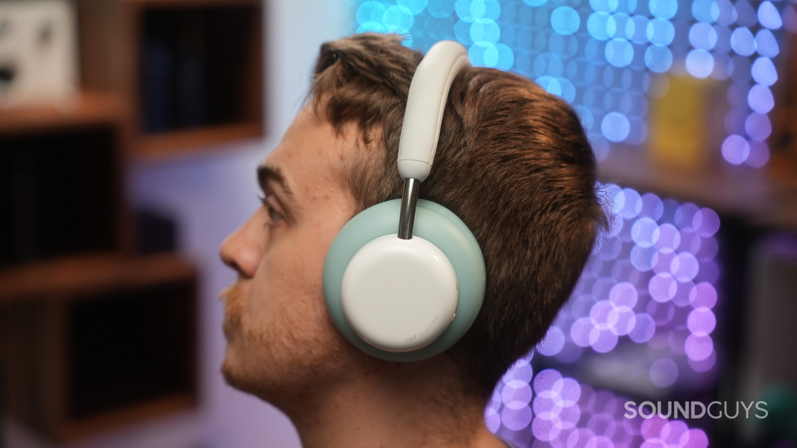 a man wearing cmf headphone pro profile a man wearing cmf headphone pro