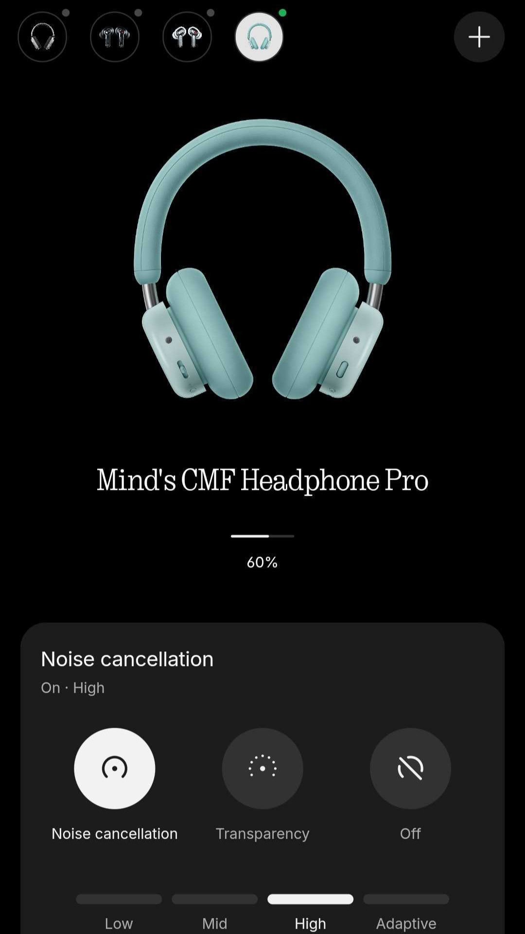 cmf headphone pro nothing x app homepage