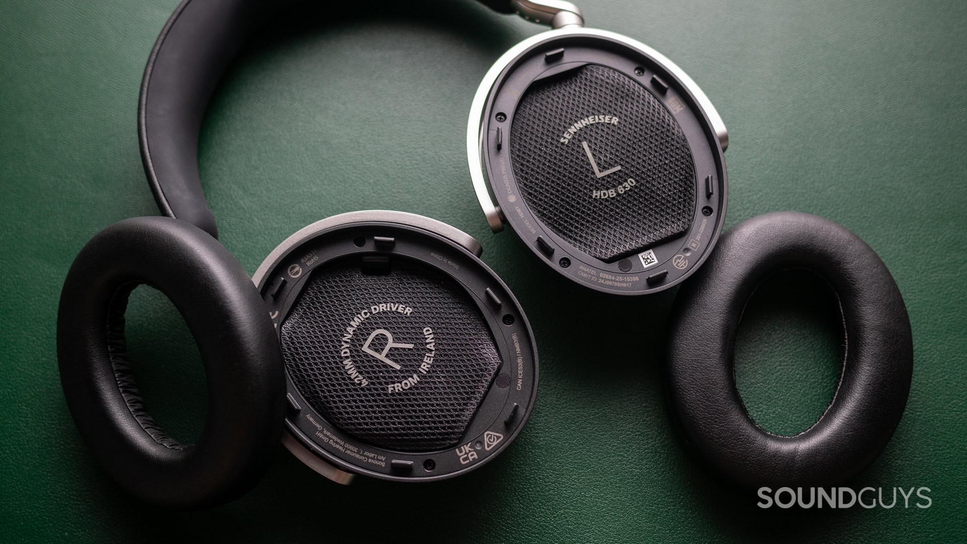 sennheiser-hdb-630-pads A photo of the Sennheiser HDB 630's pads removed from the headphones.